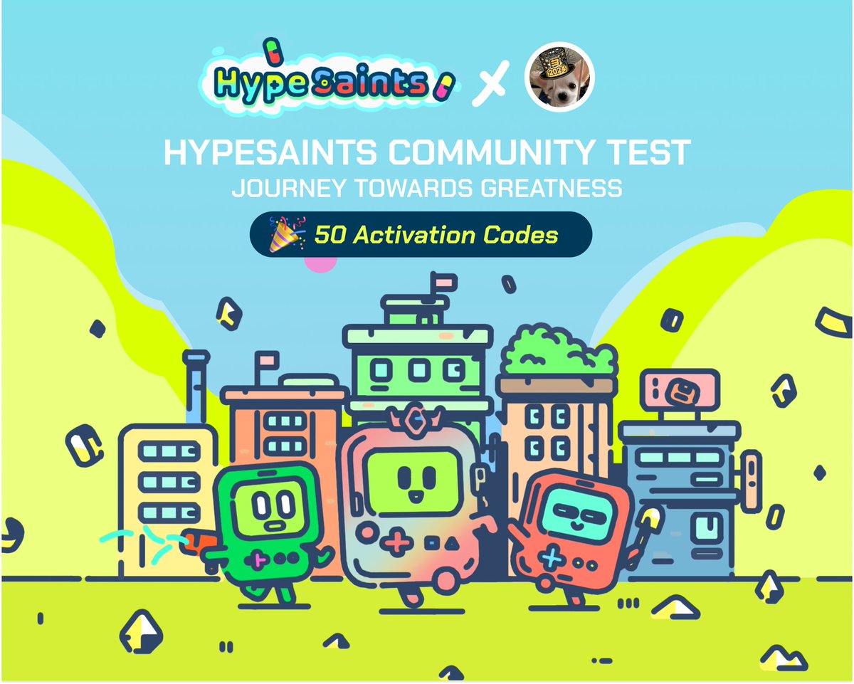 <a href="/HypeSaintsNFT/">HypeSaints_Official｜Phase 3</a> 
👽 HYPESAINTS
コミュニティテスト・アクティベーションコードGiveaway

待望のHypeSaints APPが3月15日にPolygonメインネットで正式にローンチ

🎁ローンチを記念してコミュニティテスト参加の為の「アクティベーションコード」を合計50名様にプレゼント