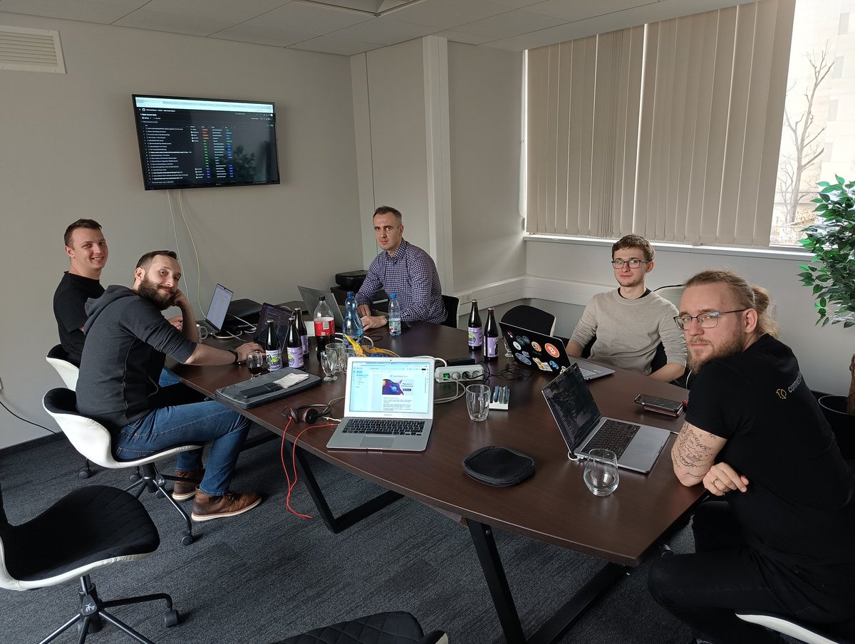 Hello there from Cracow! We're here to onboard our new #Symfony #Developer @MarcinWarzybok and have some fun during another monthly internal #opensource #hackathon. Cheers!