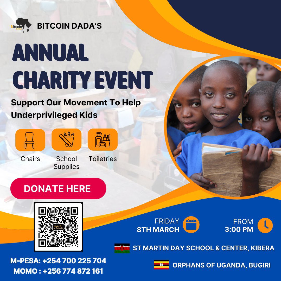 Great news! Our Annual Charity Campaign is finally live on @geyserfund Technical difficulties prevented it earlier, but now you can directly contribute with #bitcoin to support our cause. Head over to Geyser and donate today 👇🏾geyser.fund/project/btcfor… Any contribution will be…