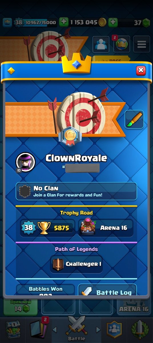 Co2_Enjoyer's tweet photo. @ClashRoyale I ain't playing this shit no more 🤡 https://t.co/OJkqBW0Fe8