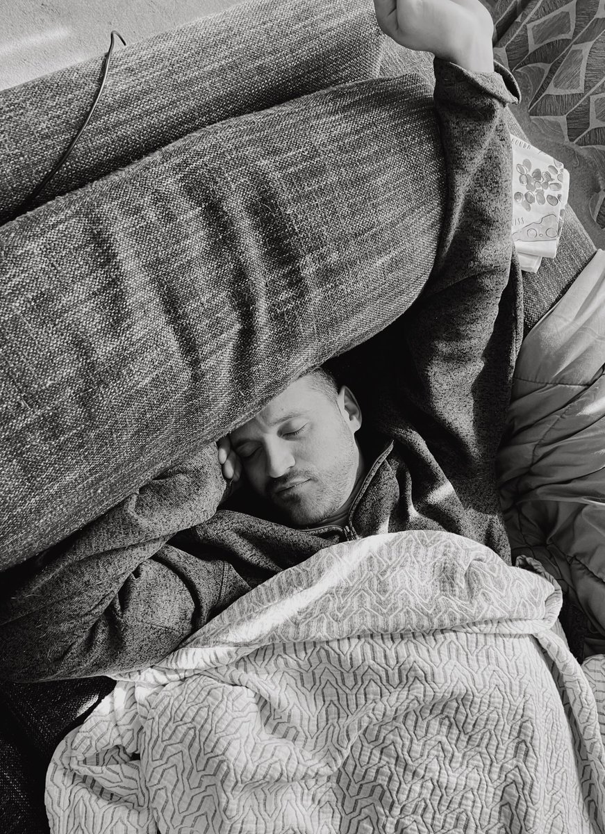 This is how you know shelter dogs are finally comfy with you 🫶🥰