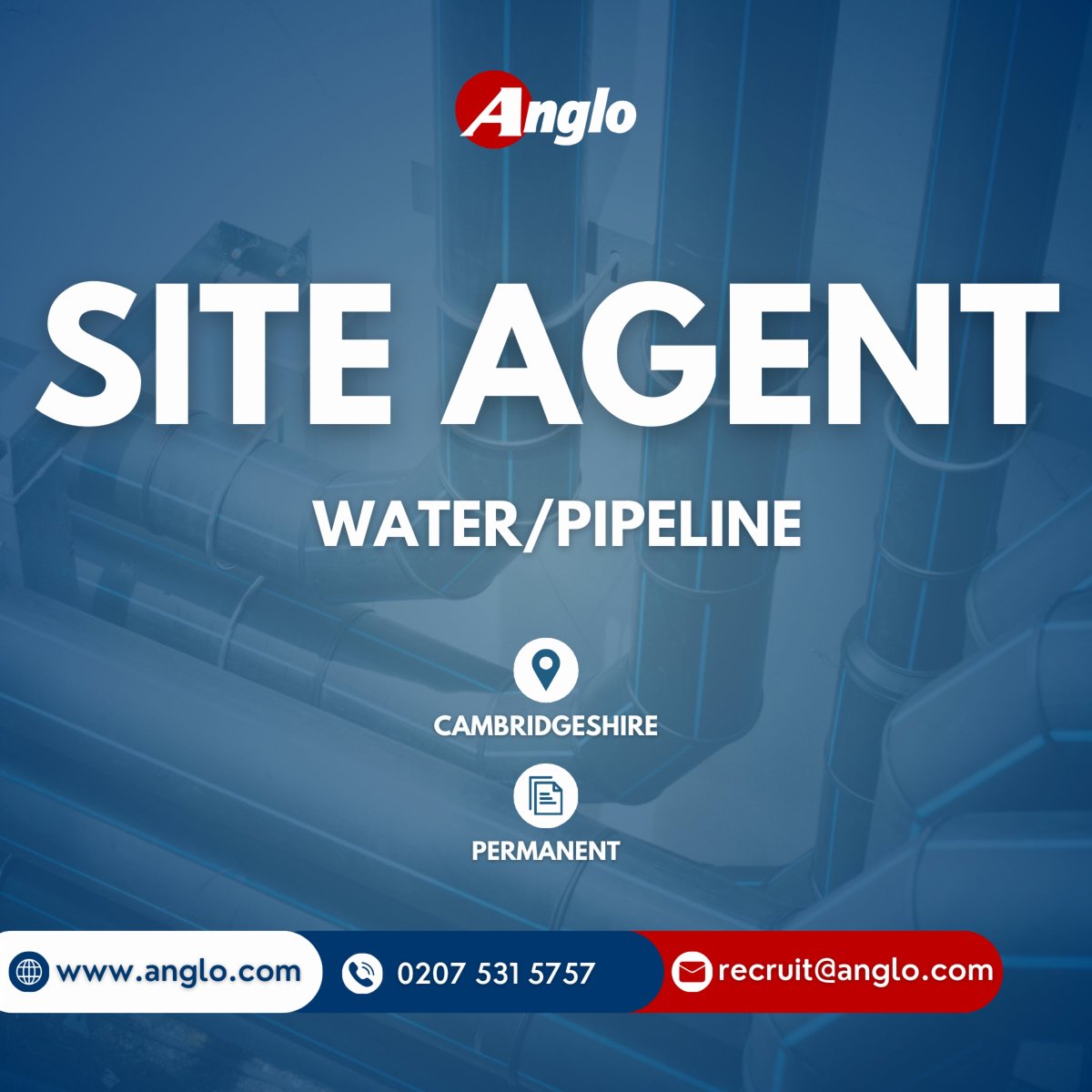 🚨New Job🚨

Exciting opportunity for a Site Agent to work with a leading civil engineering contractor and join a forward-thinking team on impactful projects in Cambridgeshire.

Apply directly through the link below!

🔗anglo.com/water-utilitie…

#water #utilities #waterindustry