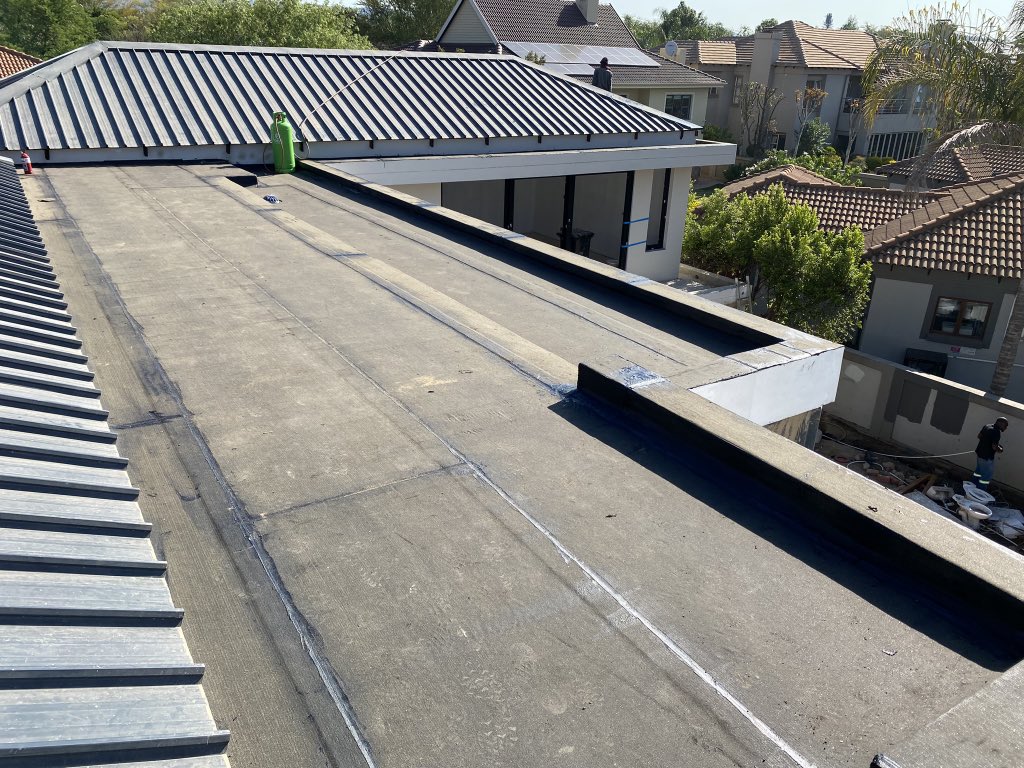 SpecialityCo's tweet photo. Torch-On Waterproofing done professionally in Pretoria and Centurion.

Da Santos Residence in #Silverlakes

Leaking Roof?

No More Drips💧No More Leaks 💦

      Contact Us Today.

🌍 https://t.co/YIJyr3R7AQ
📧 info@waterproofmyroof.co.za
📞 074 348 6420 https://t.co/Zk3LngHtfG