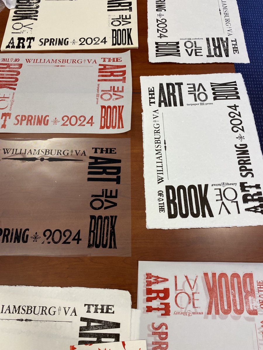 SwemSCRC's tweet image. Art of the Book Spring 2024 was a HUGE success! A huge thank you to all our wonderful participants and the @muscarelle for such an exciting partnership. We spent two days talking about and exploring love in the archives and in art! 🎨🖌️📚 @WMLibraries