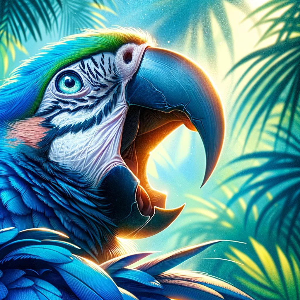 It may get really loud real quick. 🦜

KAKAW! KAKAW! 🪶