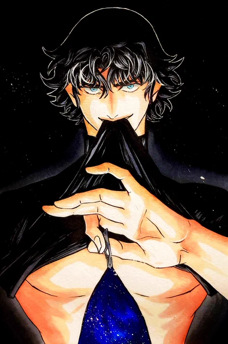 モツが宇宙なのは描いたんですが……あと妖怪…… 