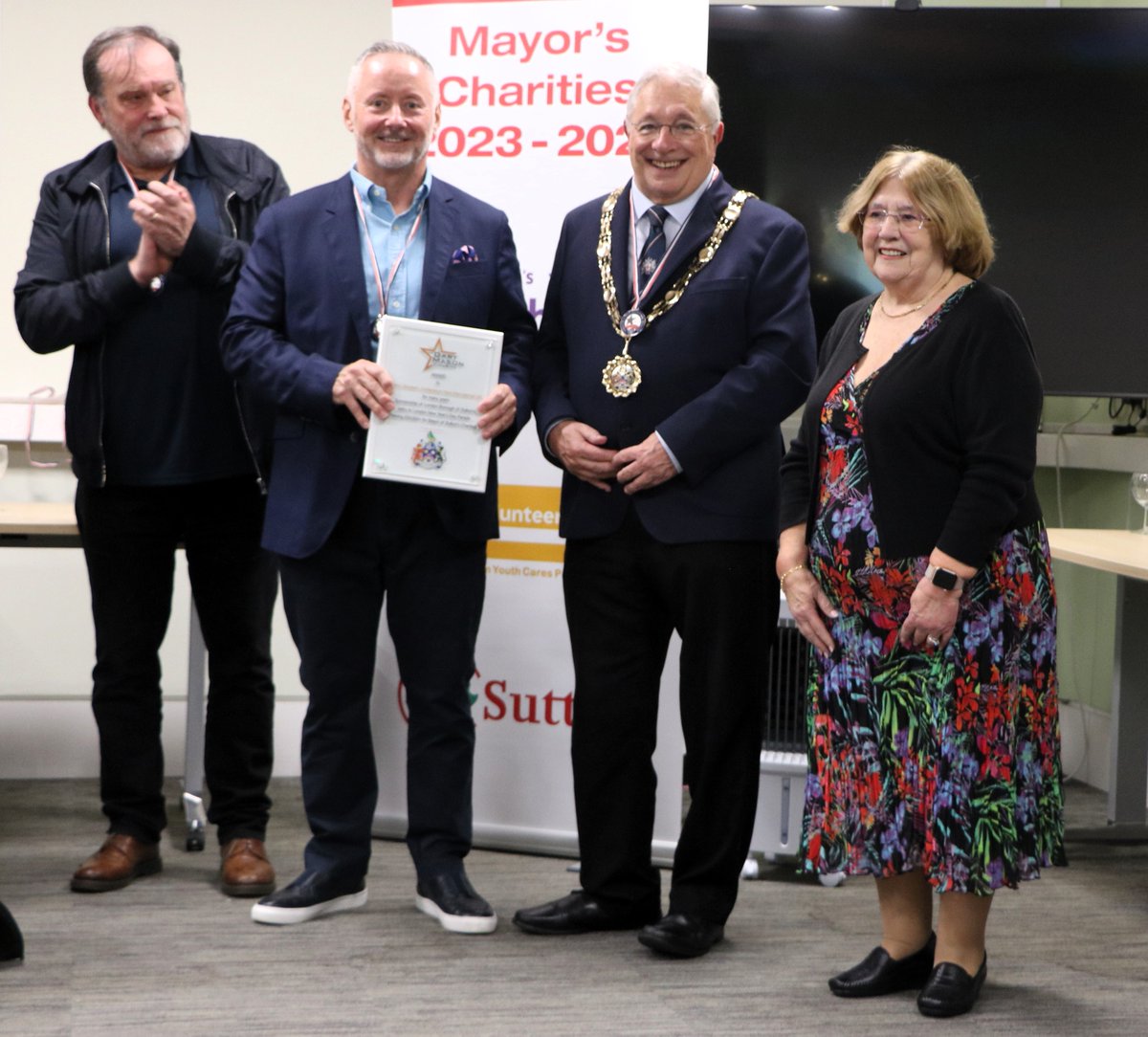 Thank you so much to Terry Goodwin, Managing Director of Conference Haul International for many years sponsorship of the London Borough of Sutton's entry to the London New Year's Day Parade raising an incredible £55,000 for the Mayor of Sutton's charities - thank you!