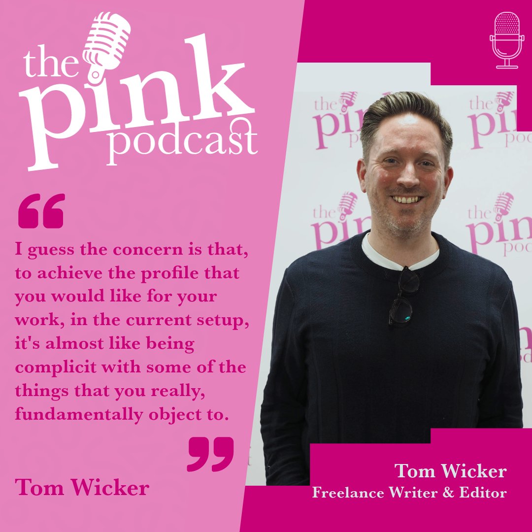 🏳️‍🌈Join us for the next episode of 𝐓𝐡𝐞 𝐏𝐢𝐧𝐤 𝐏𝐨𝐝𝐜𝐚𝐬𝐭, hosted by @TomWicker, dropping THIS WED. Tom has written extensively on current affairs for national papers, leading e-zines & reviewed plays for @TimeOutLondon @TheStage & @Telegraph. 🎙 bit.ly/thepinkpodcast