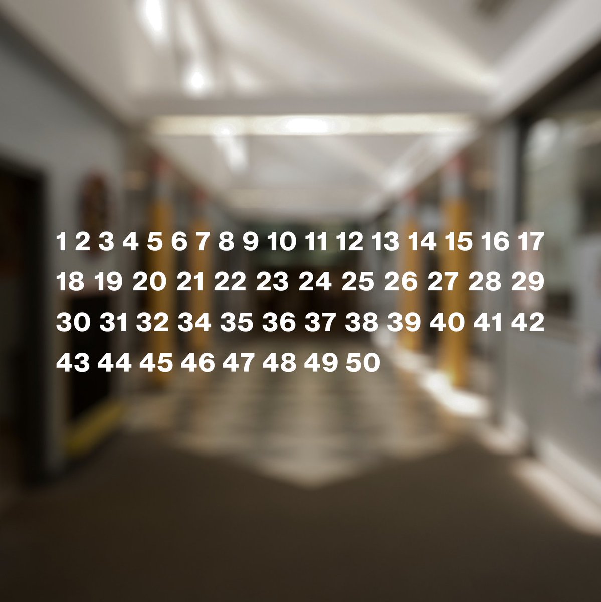 Solo falta un número... ¿Adivinas cuál? 🕵️