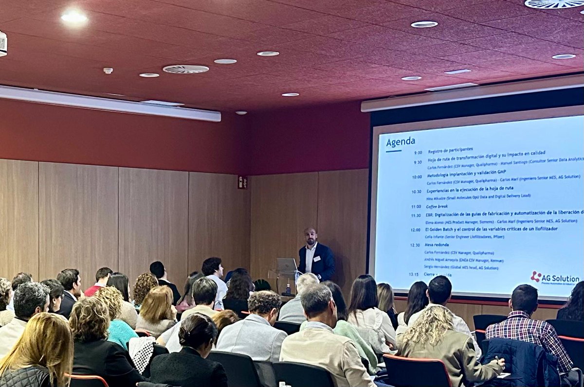 Qualipharma's tweet image. El pasado jueves disfrutamos de la 1ª edición de Connecting Minds 2024: "Transformación #digital y su impacto #GxP", organizada junto con AG SOLUTION.  Gracias a los más de 50 asistentes y ponentes, que hicieron de este evento una jornada exitosa, para repetir próximamente 💙