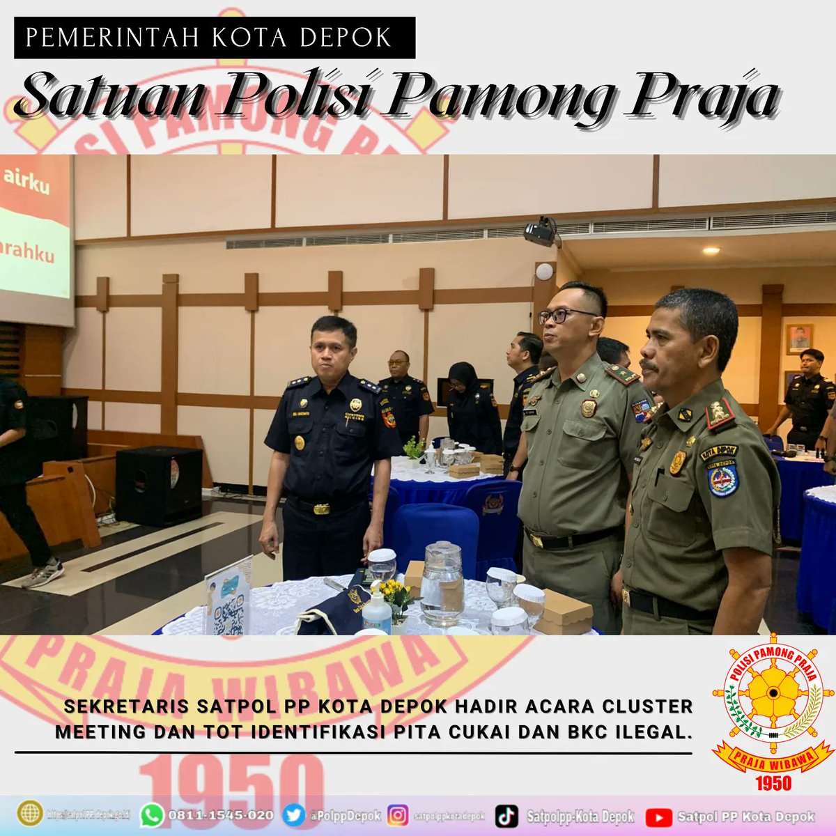 Satpol PP Kota Depok tweet media