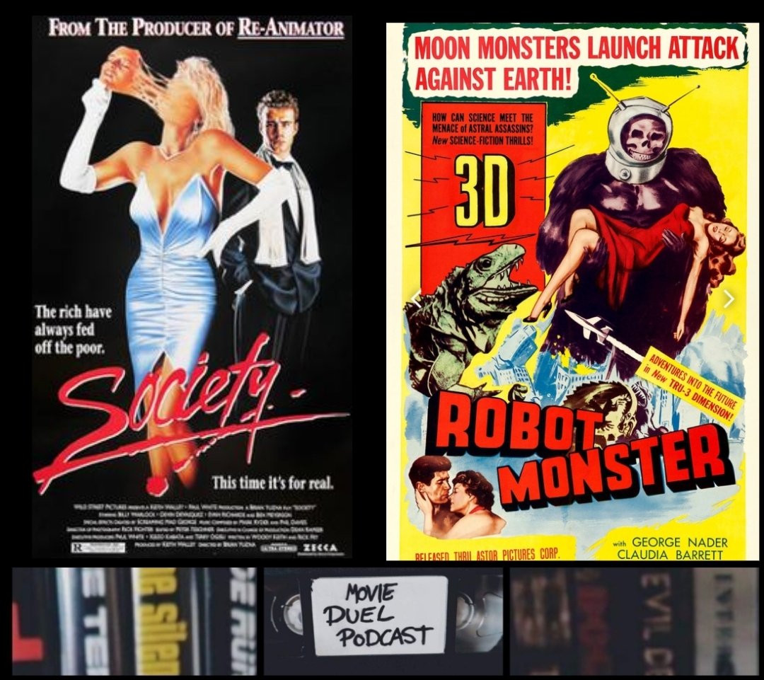 movieduelpod's tweet image. **SELECTION ANNOUNCEMENT**
EPISODE 27 - MOST MONSTEROUSLY PERVERSE SCIENCE FICTION MOVIE 
COMING SOON
#movieduelpod #society #robotmonster #butthead #spacegorilla
