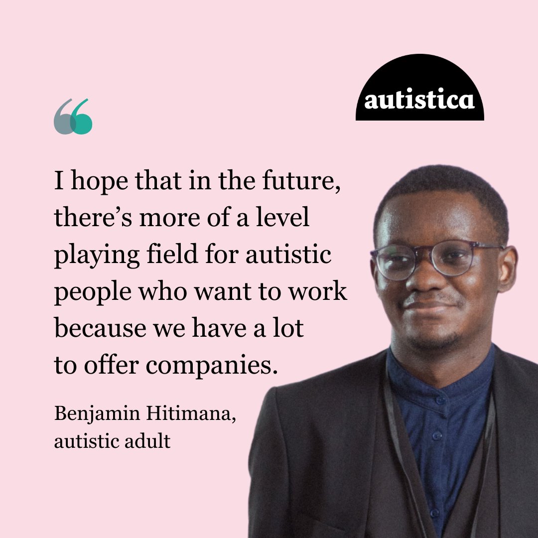 Too many #autistic adults like Ben are forced to leave their jobs. Ben told us his employers didn’t understand him or his needs & there was an expectation for him to adapt to their ways. We're calling on employers to do better & take part in the #NDEI® : autistica.org.uk/get-involved/e…