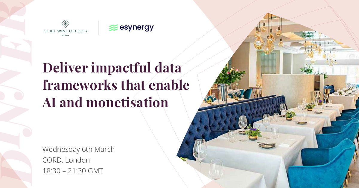 With the adoption of modern data frameworks, market leaders are automating governance and data management processes to empower their users and utilise data as products. Join <a href="/esynergy_/">esynergy</a> on 6th March at CORD in London to learn how you can achieve the same: bit.ly/48DQY1W