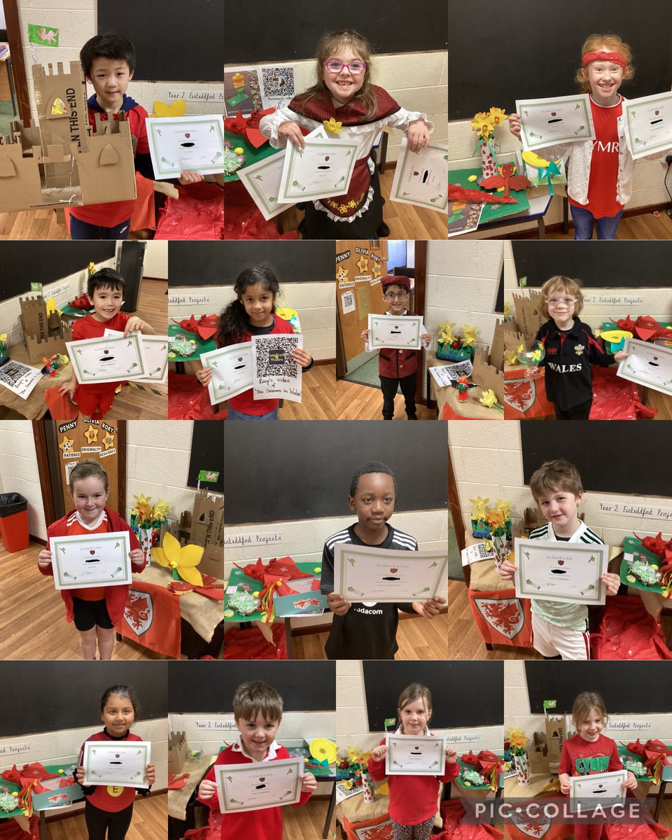 RougemontSchool's tweet image. Here are our Year 2 certificate winners from, St David’s Day! Every pupil put such fantastic effort into their creations and outfits. We are all very proud of the pupils.
Da iawn pawb!
#RougemontReady
#ASchoolForLife
