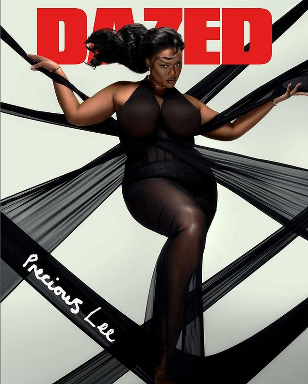 Precious Lee for the spring 2024 #TheLoudIssue of Dazed.  #magazine #fashion #curvymodels