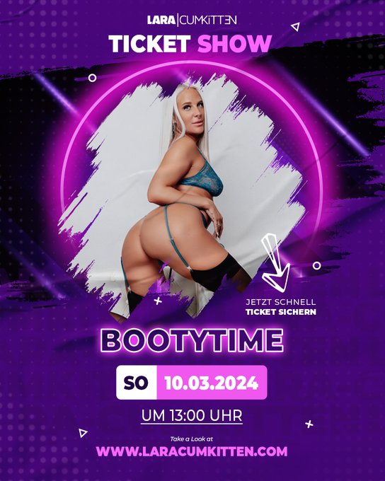 Sonntag ist meine n&auml;chste Bootytime Show, und falls du gerne dabei sein  m&ouml;chtest, dann sichere dir hier<a href="/tag/exklusiv"class="tags"><span>#exklusiv</span></a><a href="/tag/neuaufmeinerhomepage"class="tags"><span>#neuaufmeinerhomepage</span></a>