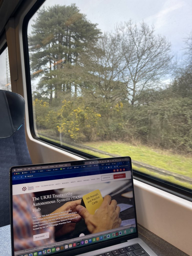 Mohammad Naiseh (@mo_naiseh) on Twitter photo Heading to London to attend #TASshowcase2024. I am looking forward to presenting some of the work we have been doing <a href="/tas_hub/">UKRI TAS Hub</a> and meeting old and new friends.
<a href="/tas_hub/">UKRI TAS Hub</a> Heading to London to attend #TASshowcase2024. I am looking forward to presenting some of the work we have been doing <a href="/tas_hub/">UKRI TAS Hub</a> and meeting old and new friends.
<a href="/tas_hub/">UKRI TAS Hub</a>