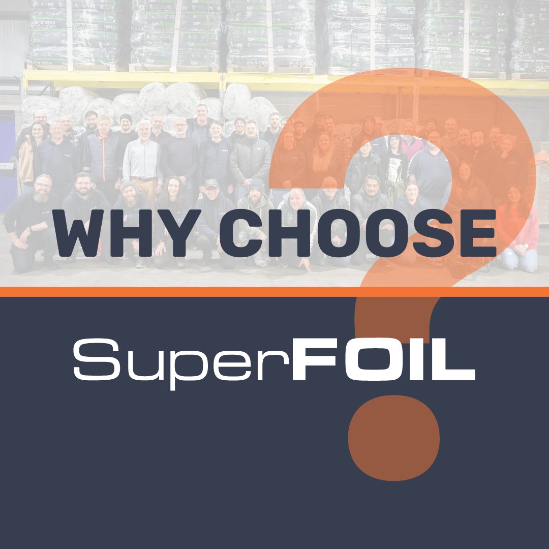 Maximise performance and minimise costs with SuperFOIL🙌

Thanks to our state-of-the-art insulation products and team of technical experts, you can be assured that you will only have the best and will be supported at all stages of your build.

☎️ 01636 639900