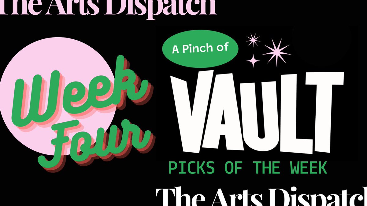 A Pinch of Vault Week Four: Picks of the Week It's the final week of @wearevault_ (how did that happen??) Here's our picks of the week, featuring @petestrong, @nathancassidy, @dee_allum, @mattia_sedda and more! theartsdispatch.com/a-pinch-of-vau…
