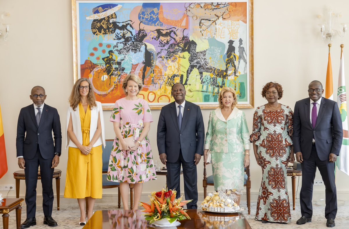 Ce lundi, le Président <a href="/AOuattara_PRCI/">Alassane Ouattara</a> s'est entretenu avec Sa Majesté Mathilde d’Udekem d’Acoz, Reine des Belges, qui effectue une visite de travail de trois jours en Côte d'Ivoire, en sa qualité de Défenseure des Objectifs de Développement Durable (ODD) des Nations Unies.