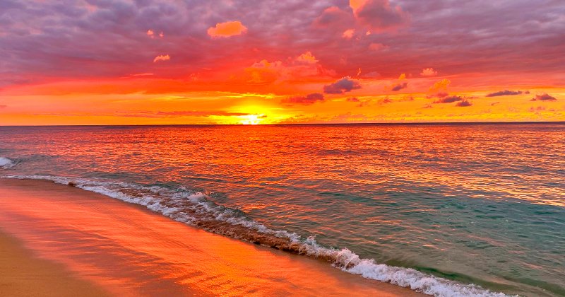 Pic of the Day…Colour Explosion 🧡💛🧡 best-online-travel-deals.com #sunrisers #sunrisedaily #sunrise #beach