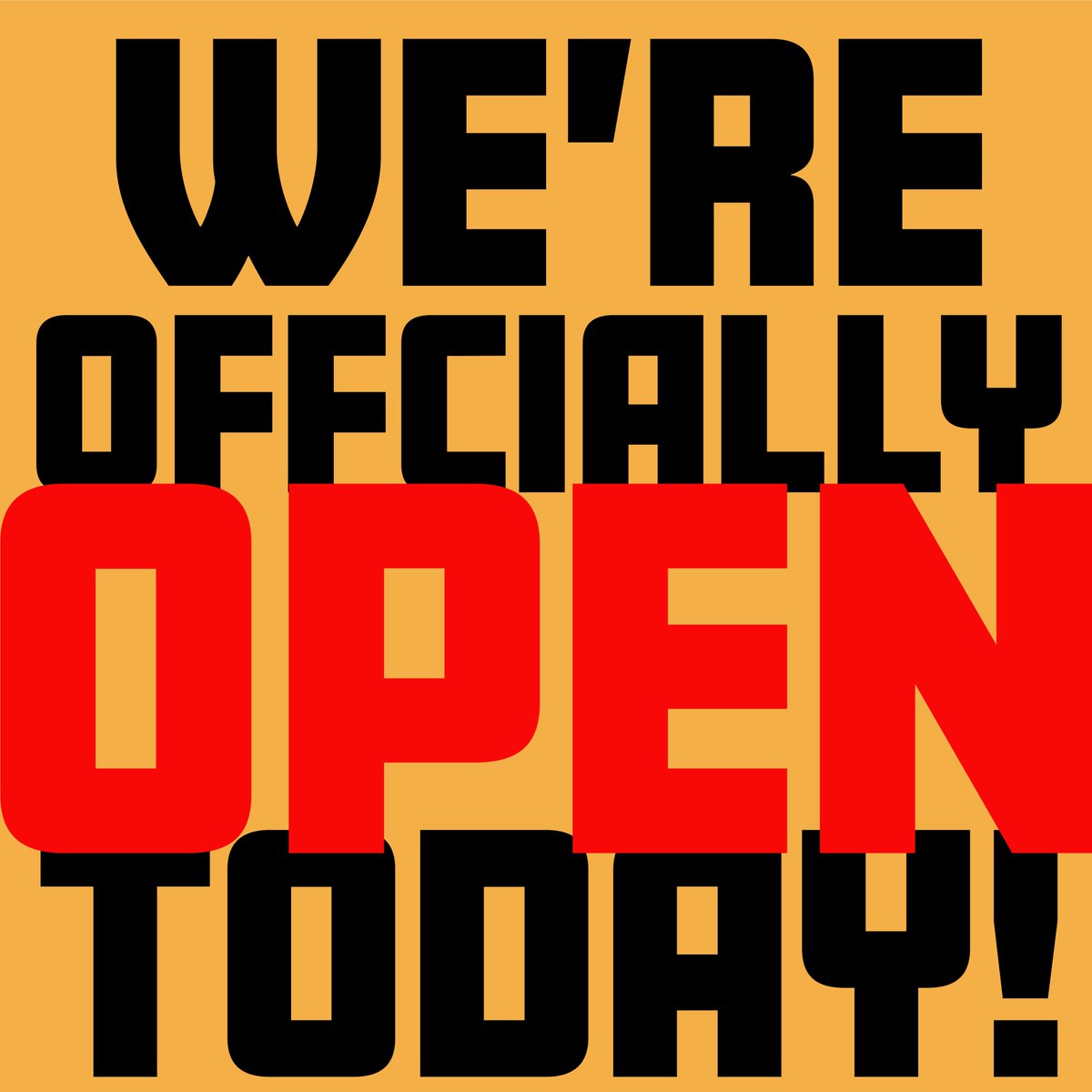 After a number of unforeseen setbacks & hiccups, it gives us great pleasure to announce that today is the day we officially open our doors! Phase 1 food court inside @Official_WEM come and say hello!