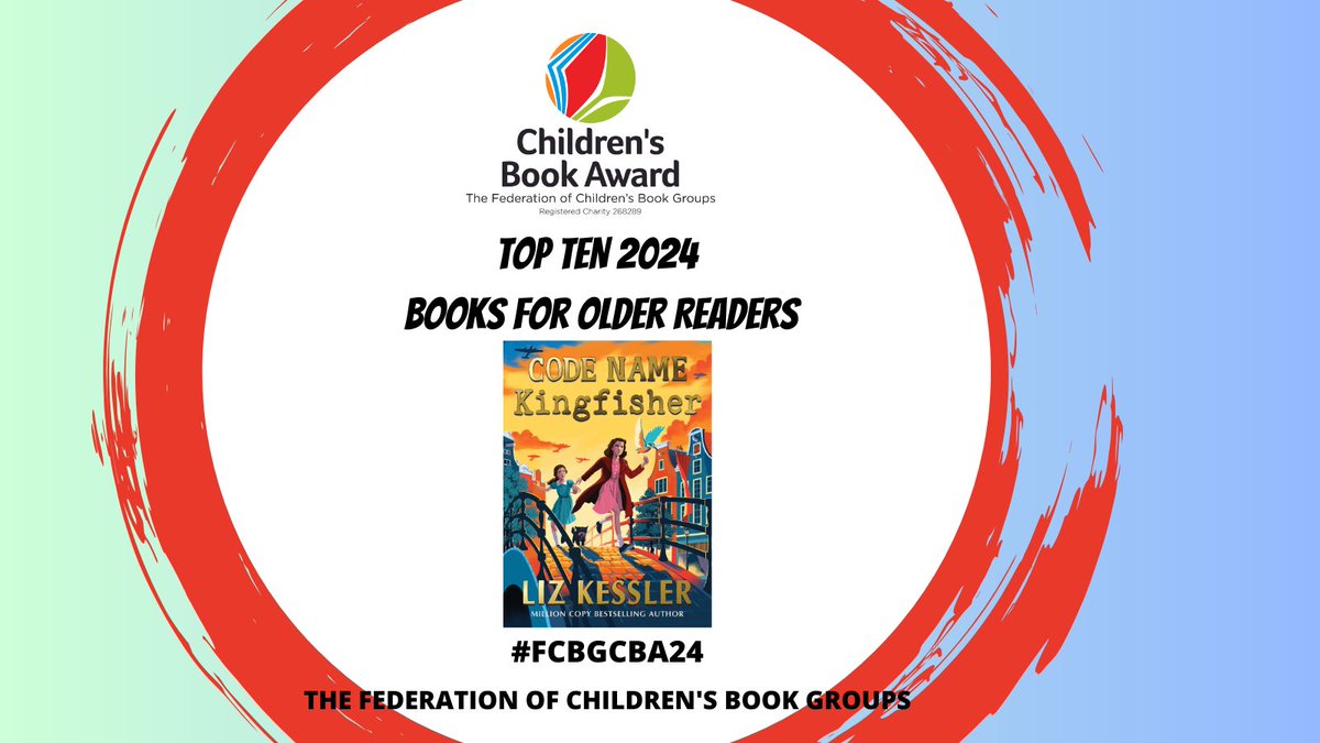 We are beyond delighted and proud to share that CODE NAME KINGFISHER by Liz Kessler is in the Top 10 shortlist for the FCBG Children's Book Award 2024, in the Older Readers category!! Thank you @FCBGNews and congratulations @lizkesslerbooks !🥳#FCBGCBA24