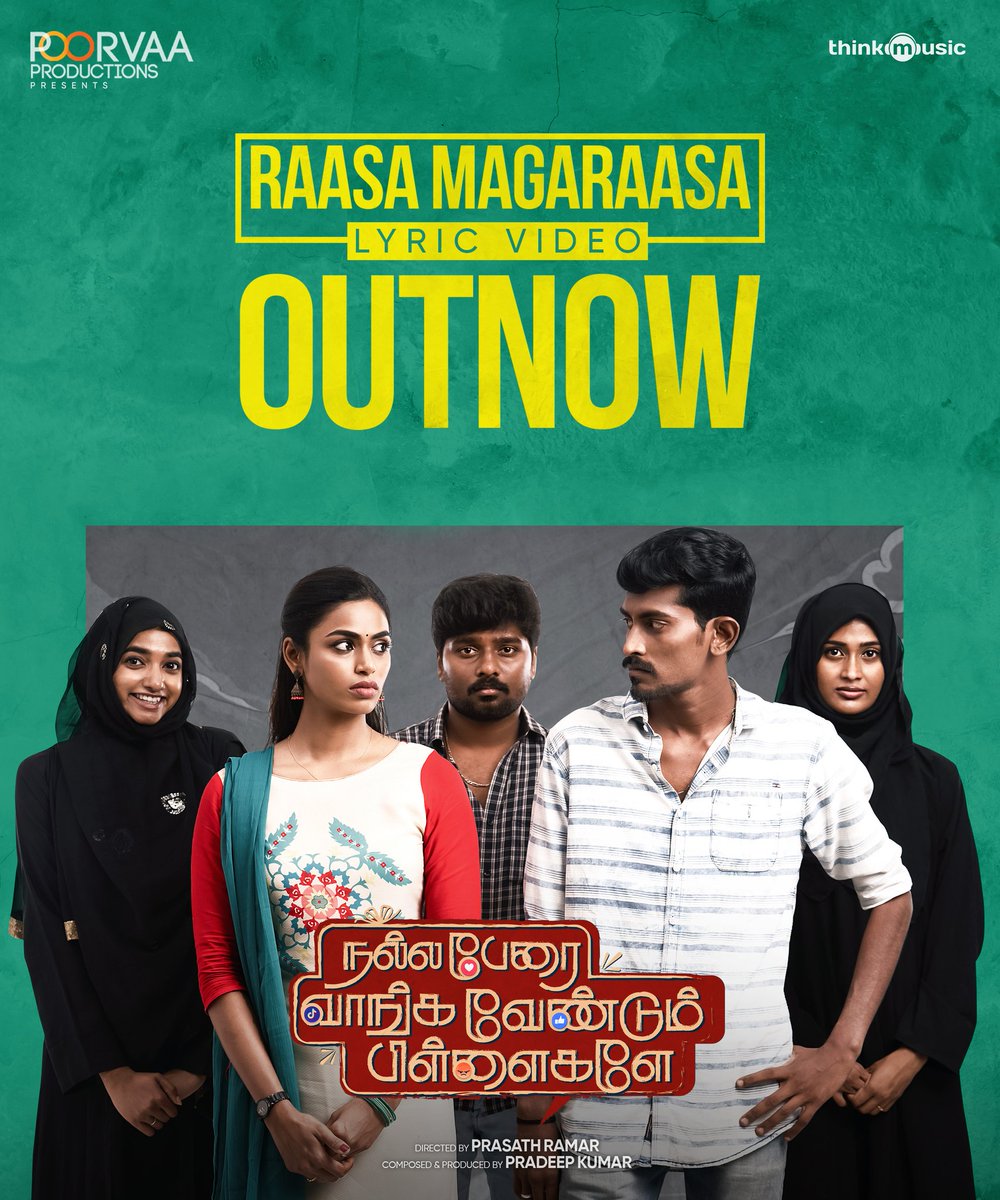 #RaasaMagaraasa lyric video from #NallaPeraiVaangaVendumPillaigale is out now on @YouTube 🛵 🏍️🎶 ▶️ 🎧youtu.be/-HmyPk8WTP0 #prasathramar @arsenthur @preethy_karan @Iampoornimaravi @SureshMathiyal2 @editorRAD @valentino_suren @JBSVision @rakesharr @human6eing…