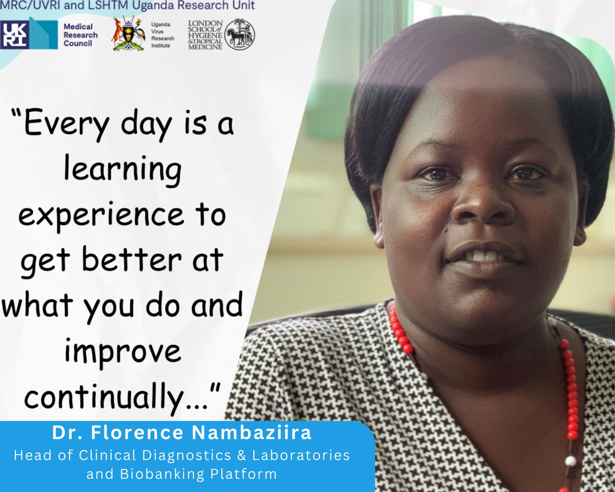 MRC_Uganda's tweet photo. With a Master of Science in Emerging and Neglected Infectious Diseases, Dr. Florence Nambaziira brings over sixteen years of experience to managing clinical diagnostics and safety testing for various studies and trials.
Read about her: https://t.co/WSAvm6OPXZ
#WomenLedScience https://t.co/50wUrqxbsG