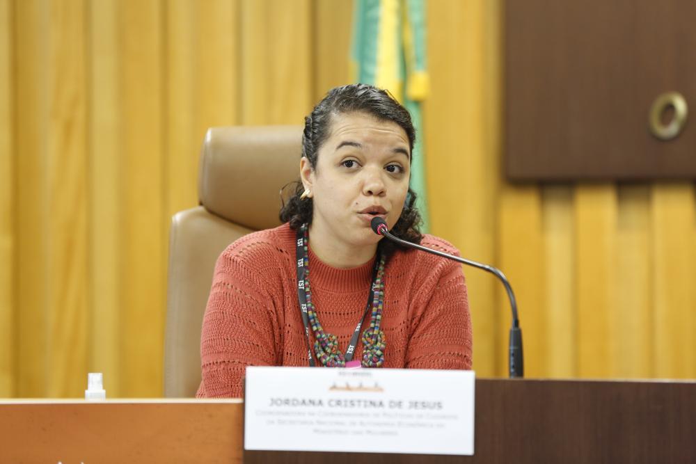 Painel “Marcos normativos e perspectivas de avanço na divisão social do cuidado” no seminário "Invisibilidade e violência estrutural do trabalho doméstico" do Tribunal Superior do Trabalho.