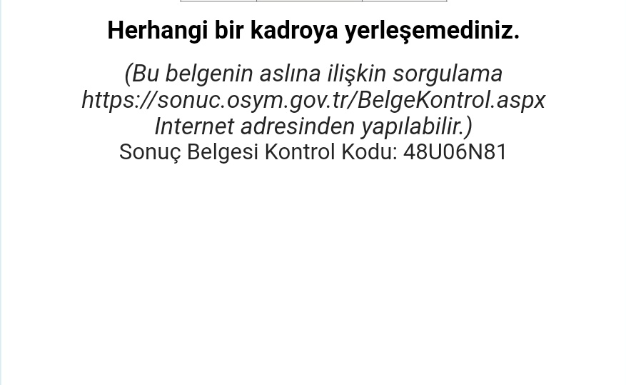 0.3 puanla atamayı kaçırınca nasıl da mala benziyor insan