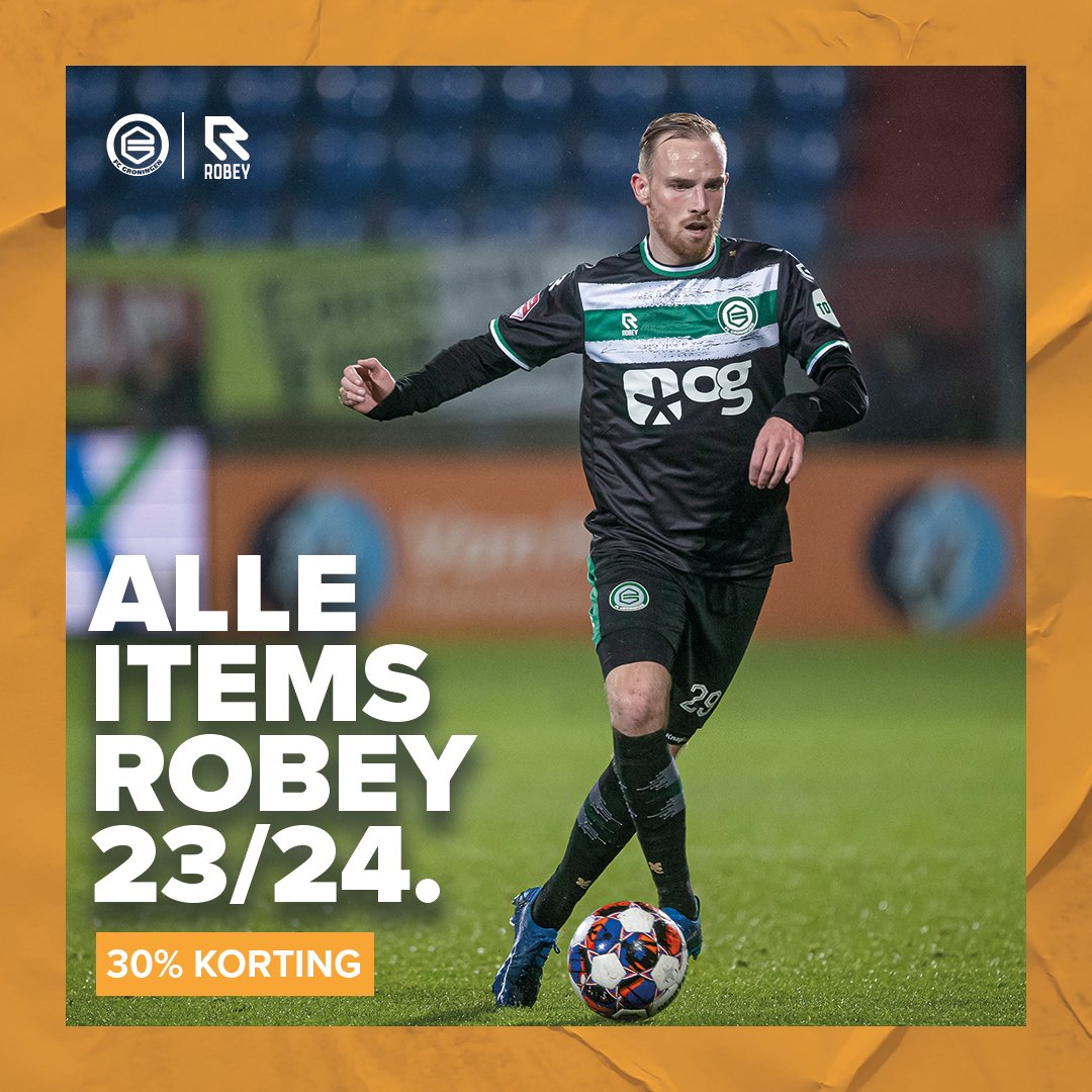 𝐕𝐚𝐧𝐚𝐟 𝐧𝐮: 30% sale in onze webshop!
➡️ webshop.fcgroningen.nl/producten/sale…