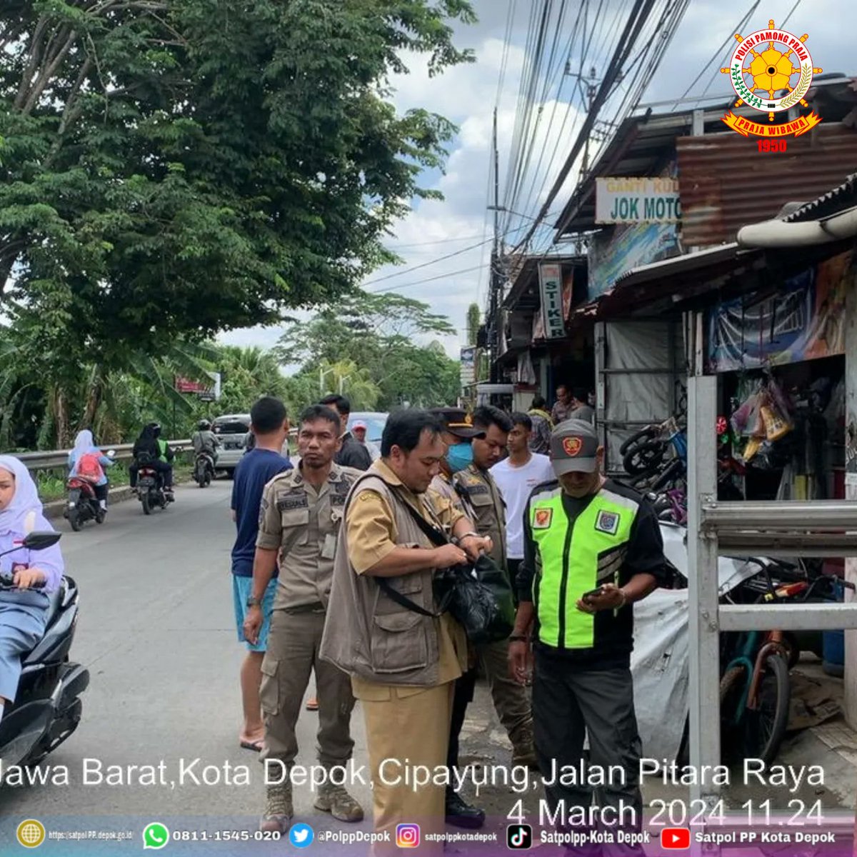 Satpol PP Kota Depok tweet media
