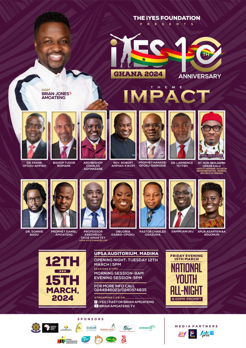 OKAY 101.7 FM (@okay1017fm) on Twitter photo Ghana....are you ready?
Tag the friend you want to see at IYES, in the comment section
Let's gooooo
<a href="/iyesglobal/">iYES GLOBAL</a>
@brianamoateng
#globalimpact
#pastorbrian
#iyes2024 Ghana....are you ready?
Tag the friend you want to see at IYES, in the comment section
Let's gooooo
<a href="/iyesglobal/">iYES GLOBAL</a>
@brianamoateng
#globalimpact
#pastorbrian
#iyes2024