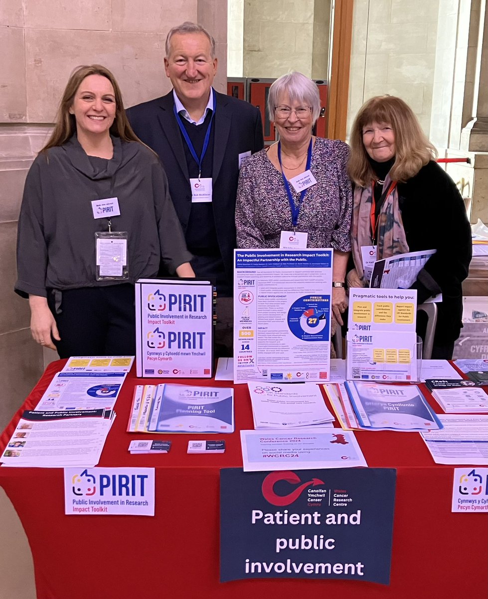 We’re at #WCRC24 conference today talking to delegates about #publicinvolvement in research and its impact. Come and talk to @PIRIToolkit !