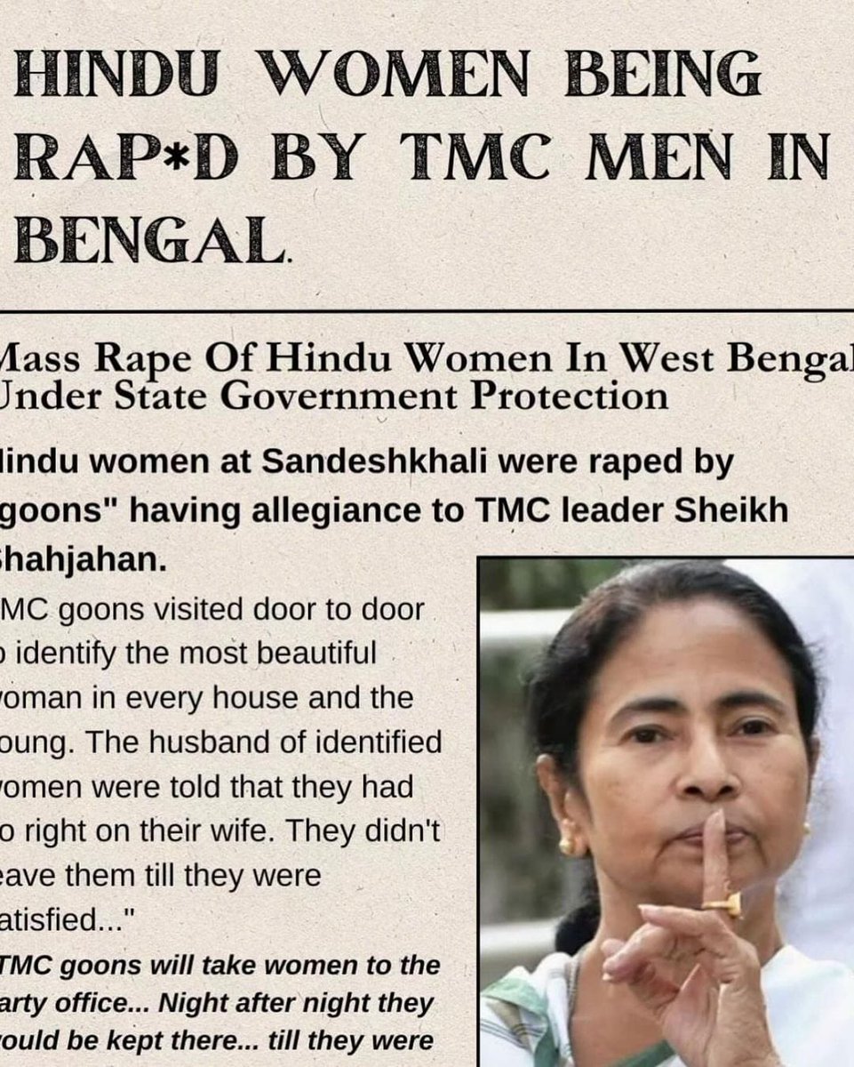 ମହିଳାଙ୍କ ପ୍ରତି ହିଂସା ବନ୍ଦ କର।
#Justice4Sandeshkhali