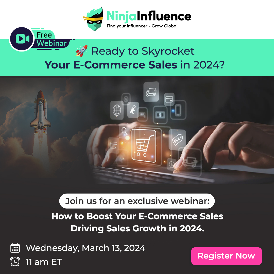 ninjaoutreach's tweet photo. Stuck on how to elevate your e-commerce #sales? 🤔
Join our interactive Q&amp;A session on March 13th, where our experts will tackle your toughest questions and guide you towards sales #success in 2024

Register now! https://t.co/Rx49xwEiX5

#ecommerce #growth #business #marketing https://t.co/zjTt6MUjtr