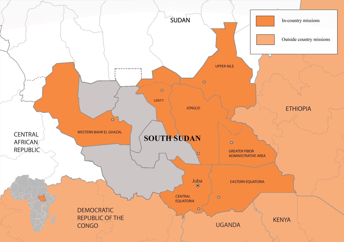 Our latest report documents persistent armed conflict, violence and #HumanRights violations, characterized by killings, sexual violence & abductions Conducted 8 investigative missions within #SouthSudan 🇸🇸& additional missions to 🇪🇹🇺🇬🇰🇪🇨🇩 Full Report➡️shorturl.at/rtwCX