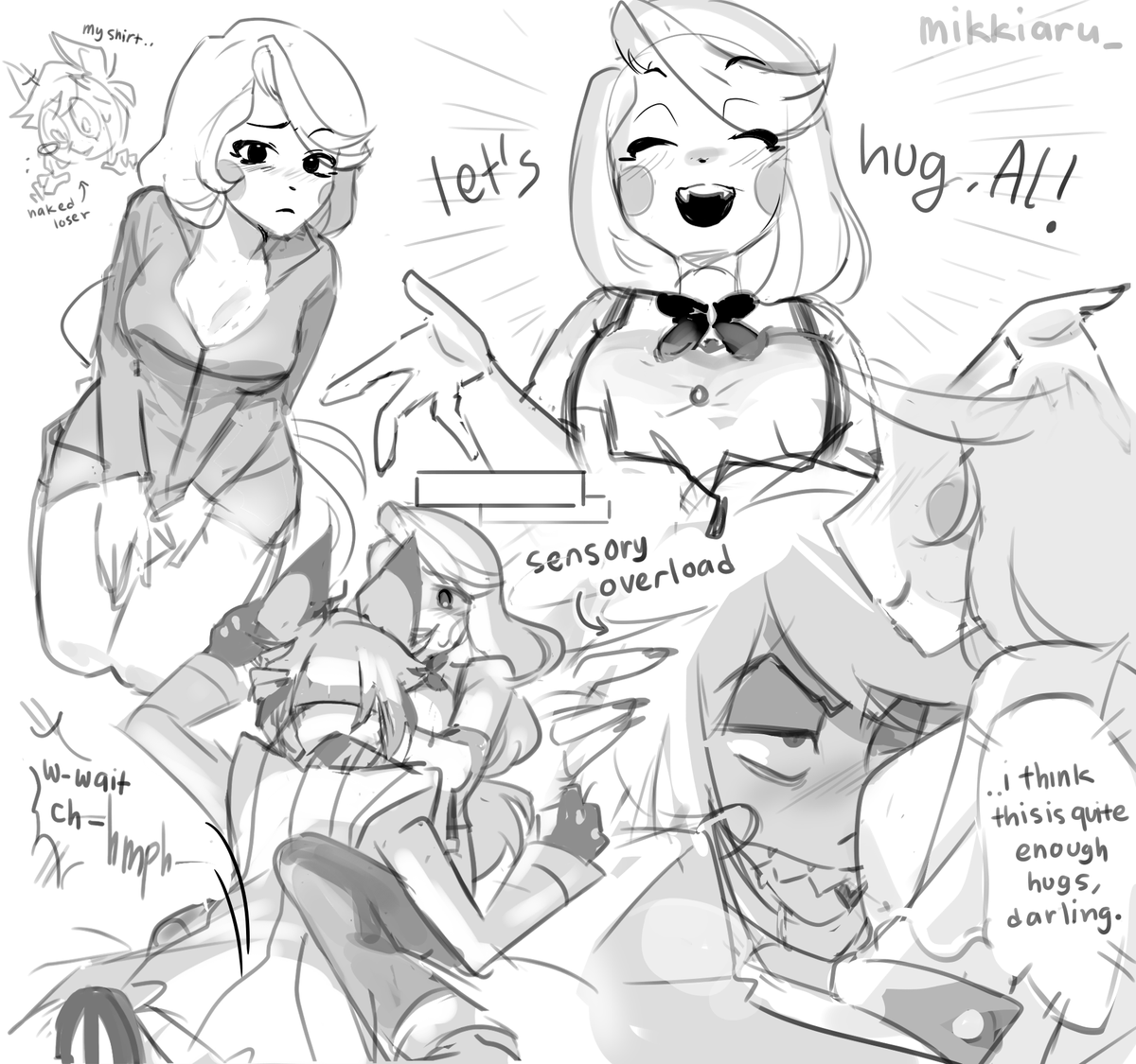 more🍒 #charlastor #アラチャ
#radiobelle #musicalshipping    

(bottom right drawing is inspired by @/TioLimonD !)