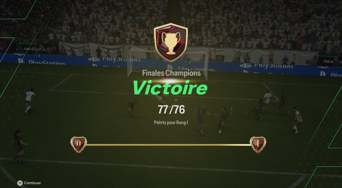Un rang 1 validé pour notre client habituel ✅✅
On est encore dispo pour vos Fut champs