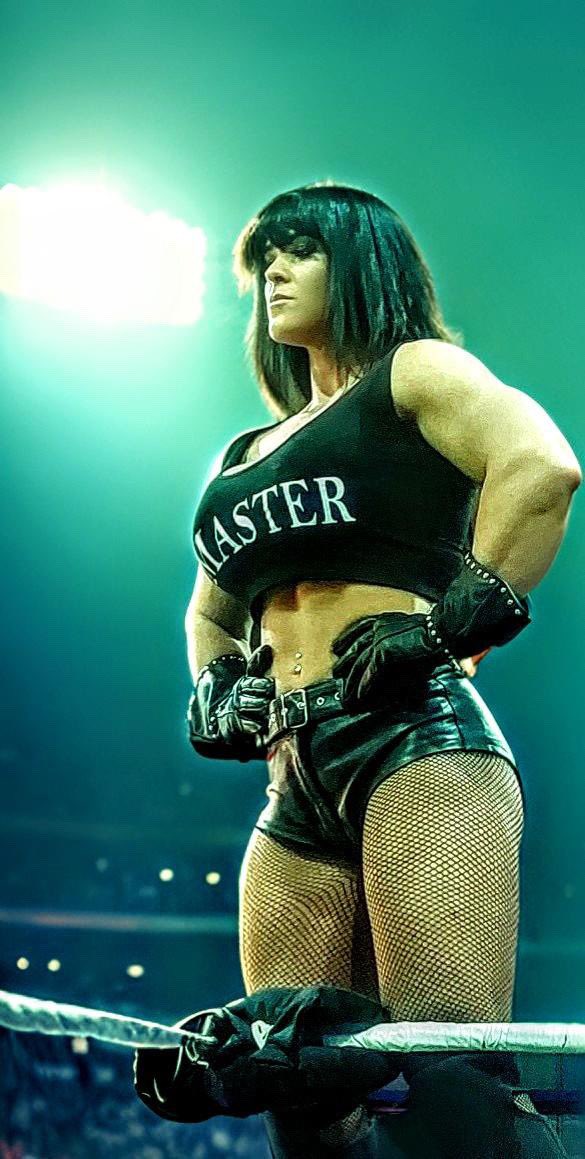 This photo edit though 😅🤘🏼 cosplaying Chyna <a href="/ftlowrestling/">For the Love of Wrestling</a>  #chyna #chynawwe #the9thwonderoftheworld #cosplay #teamjoanie