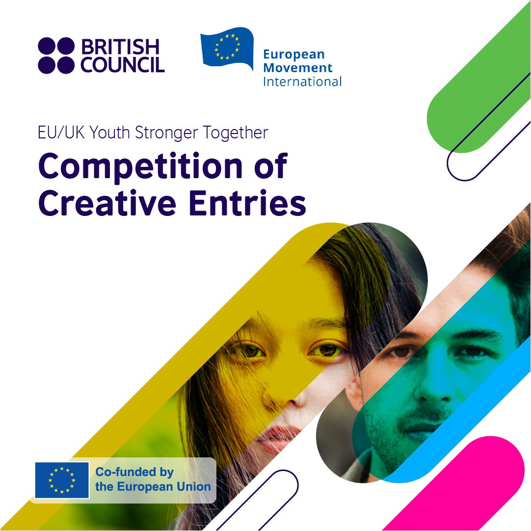 🌟 Calling young creatives from the EU & UK! 📷🎥 📣Don't miss out on the chance to showcase your talent in the British Council's #StrongerTogether competition! 🇬🇧🇪🇺 Express EU-UK togetherness through your photos, videos, and more! 👇👇👇 britishcouncil.be/programmes/edu…