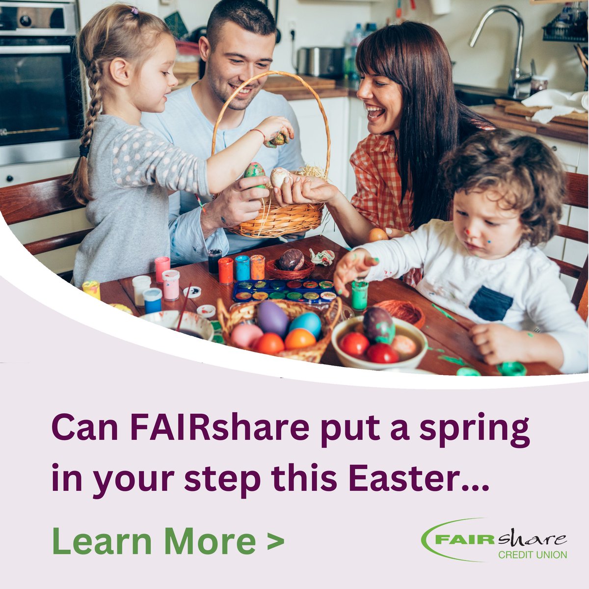 Would you like to make Easter plans but feel you need support?🐣FAIRshare provides safe money management: flexible savings & loans based on affordability. Learn more: fairshare.uk.com T&Cs apply #notforprofit #communitybank #peoplebeforeprofit