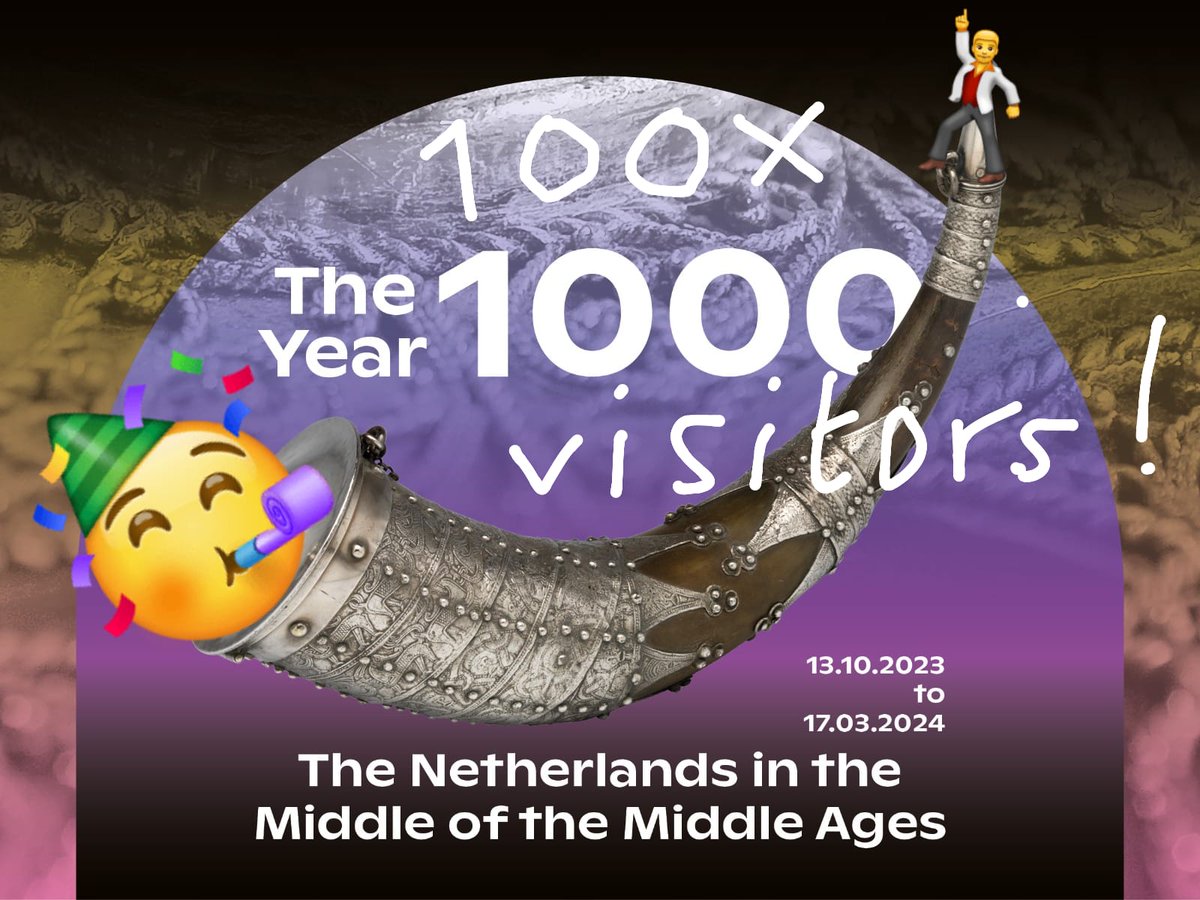 amwillemsen1's tweet photo. 100,000 of you came! ⬇️ so tonight we're gonna party like it's 999 🥳 @RM_Oudheden #lastweeks https://t.co/vCHXzuwysN