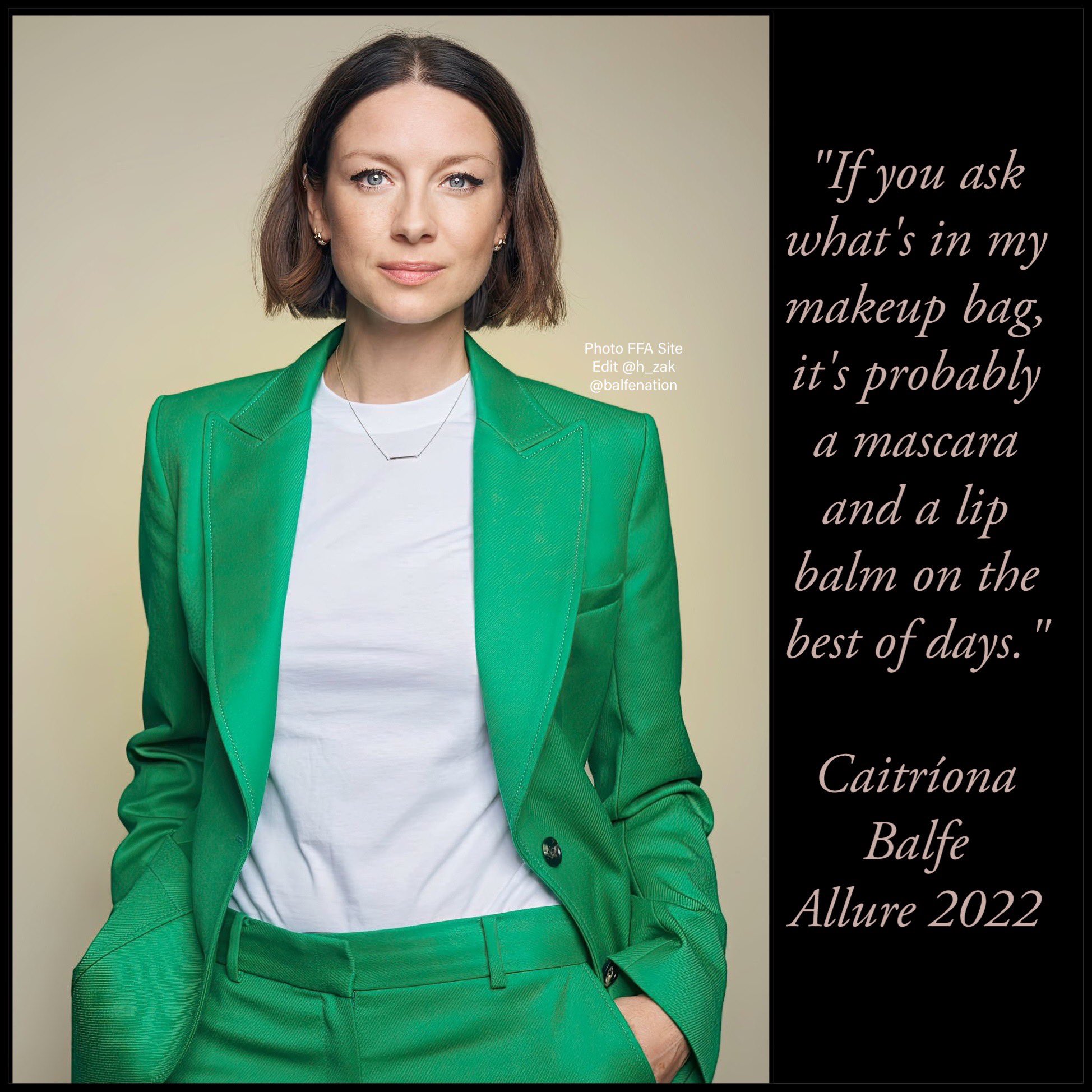 Balfe Nation on X: #caitrionabalfe for Allure 2022: Claire wears