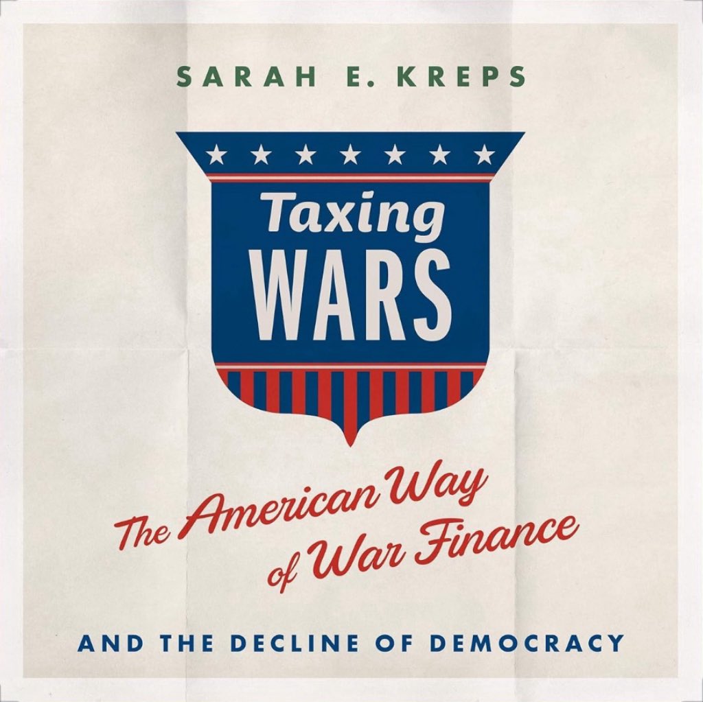 13th book of 2024 complete:

Taxing Wars: The American Way of War Finance and the Decline of Democracy by @sekreps 

With the costs of wars expanding rapidly, politicians are loathe to raise taxes which would bring questions, scrutiny, and pushback.

So they have turned to…