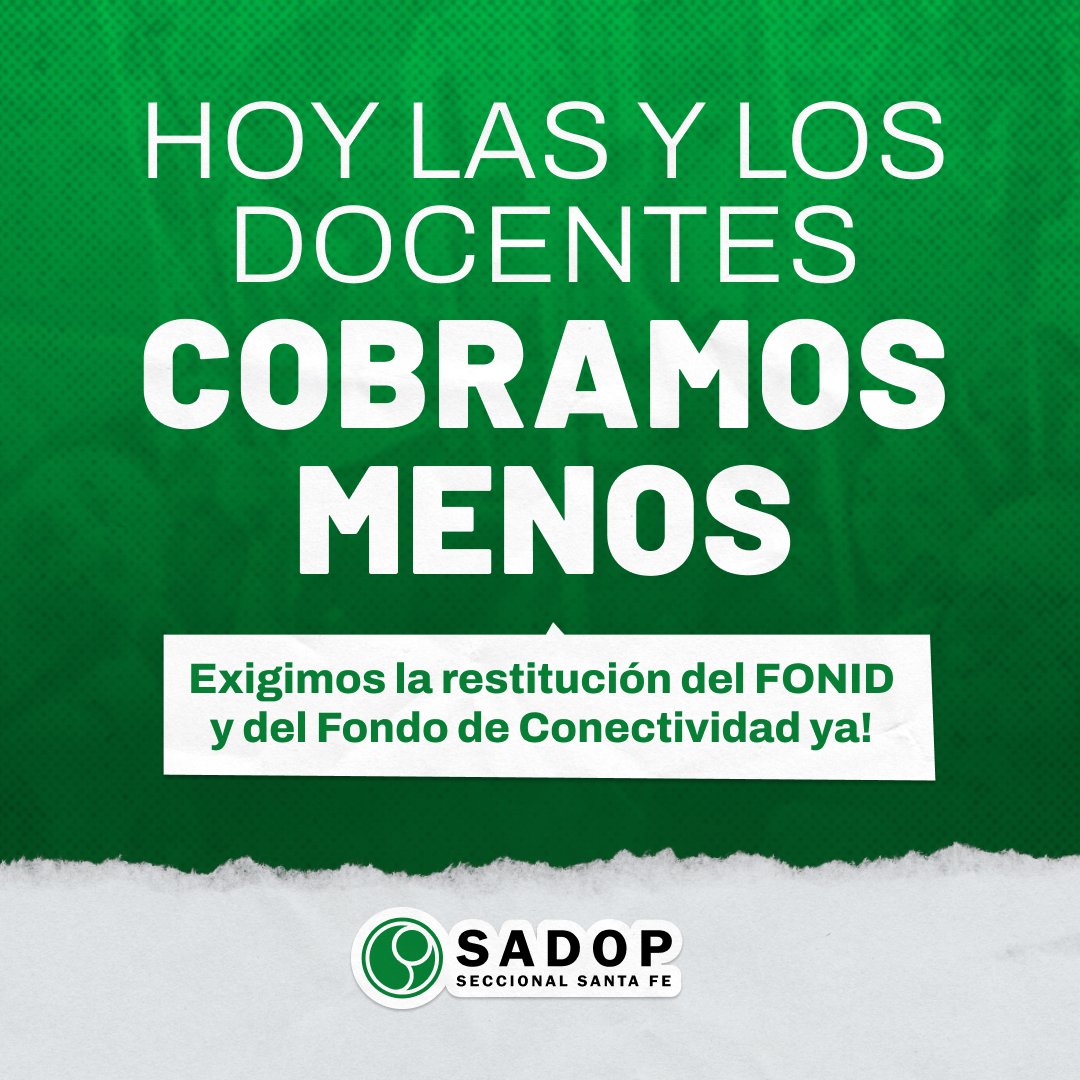 Las y los trabajadores no somos la variable de ajuste! 

PARITARIAS YA!