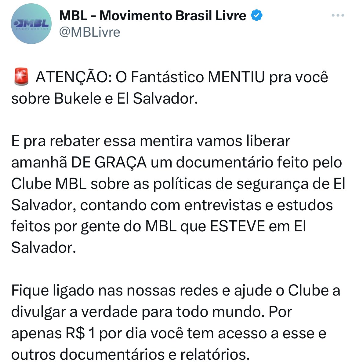 Normose_'s tweet photo. MBL 23:59:  a gente não é extrema direita, paraaaa 😭😭😭

MBL 00h: GLOBOLIXO paraaaaaa de falar mal do ditador de El Salvador e estragar nosso sonho pro brasil, absurdo 😤😤😤😤😤 https://t.co/rW3H7kwD9U