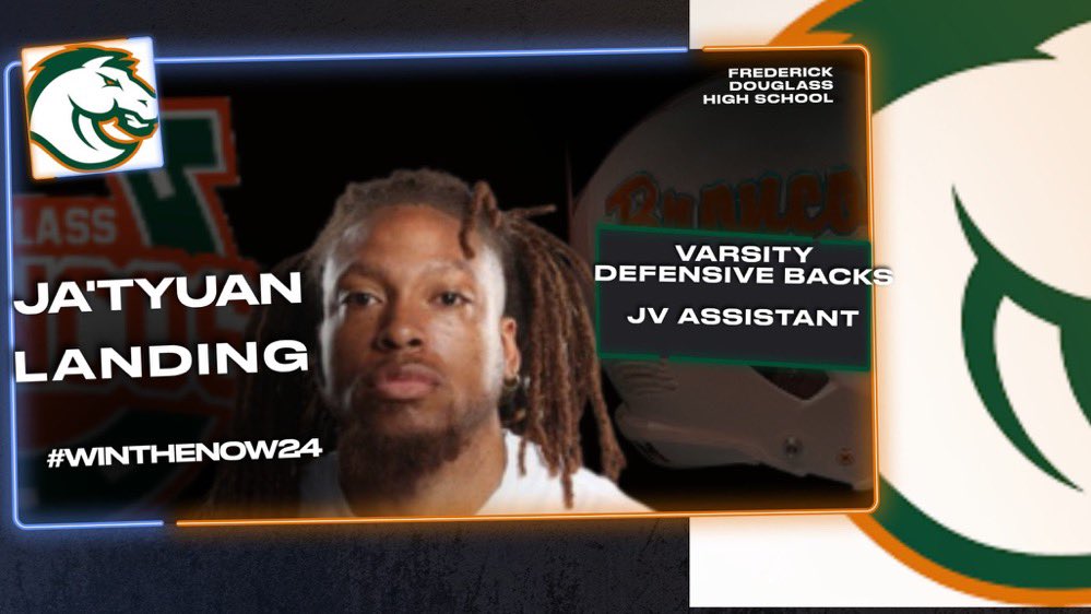 coachnatemcpeek's tweet photo. Varsity @FDouglassFB defensive staff
@CoachJeffPoe DC/DL
@COACH_LANDING23 DB
@CoachWCat OLB/Special Teams 
@CoachGilliam53 ILB
As always it's SPECIAL to be a BRONCO!
#WINTHENOW24 https://t.co/vcQMmlN3CW